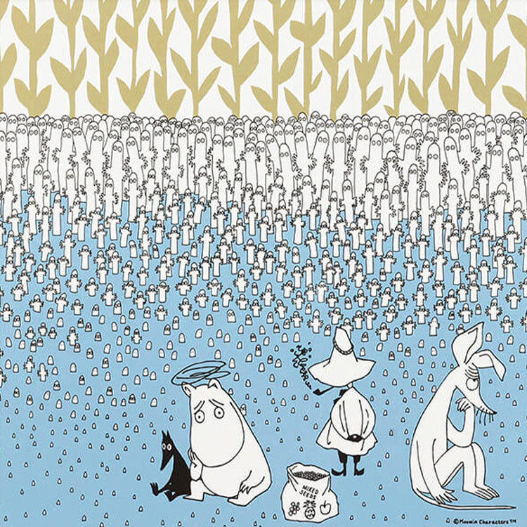 MOOMIN TRIBUTE WORKS×a good view アートポスター フレームセット