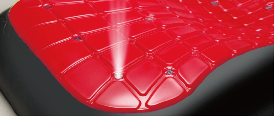 エアー4DX] ピロー （高め）62×38×13cm ロイヤルブルー(高め） 側地