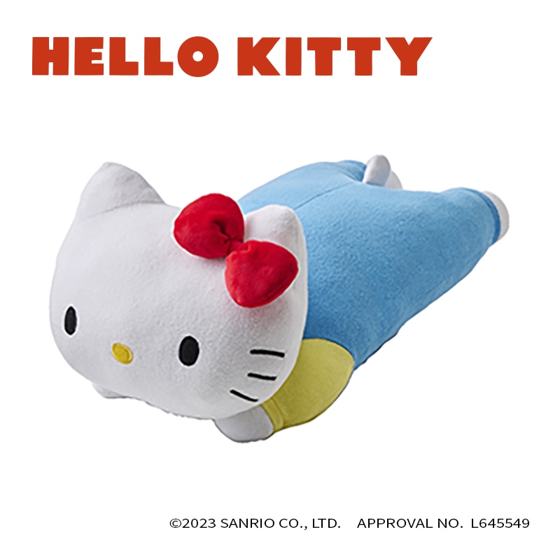 ハローキティ だきまくら 約42×22cm キティ 側地：パイル 綿100