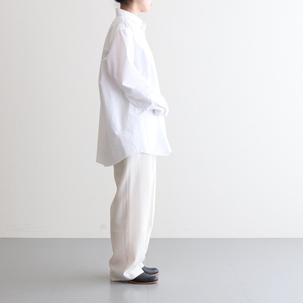 SUVIN BROAD STANDARD SHIRT #WHITE [BLAGSM0001] _ ATON | エイトン