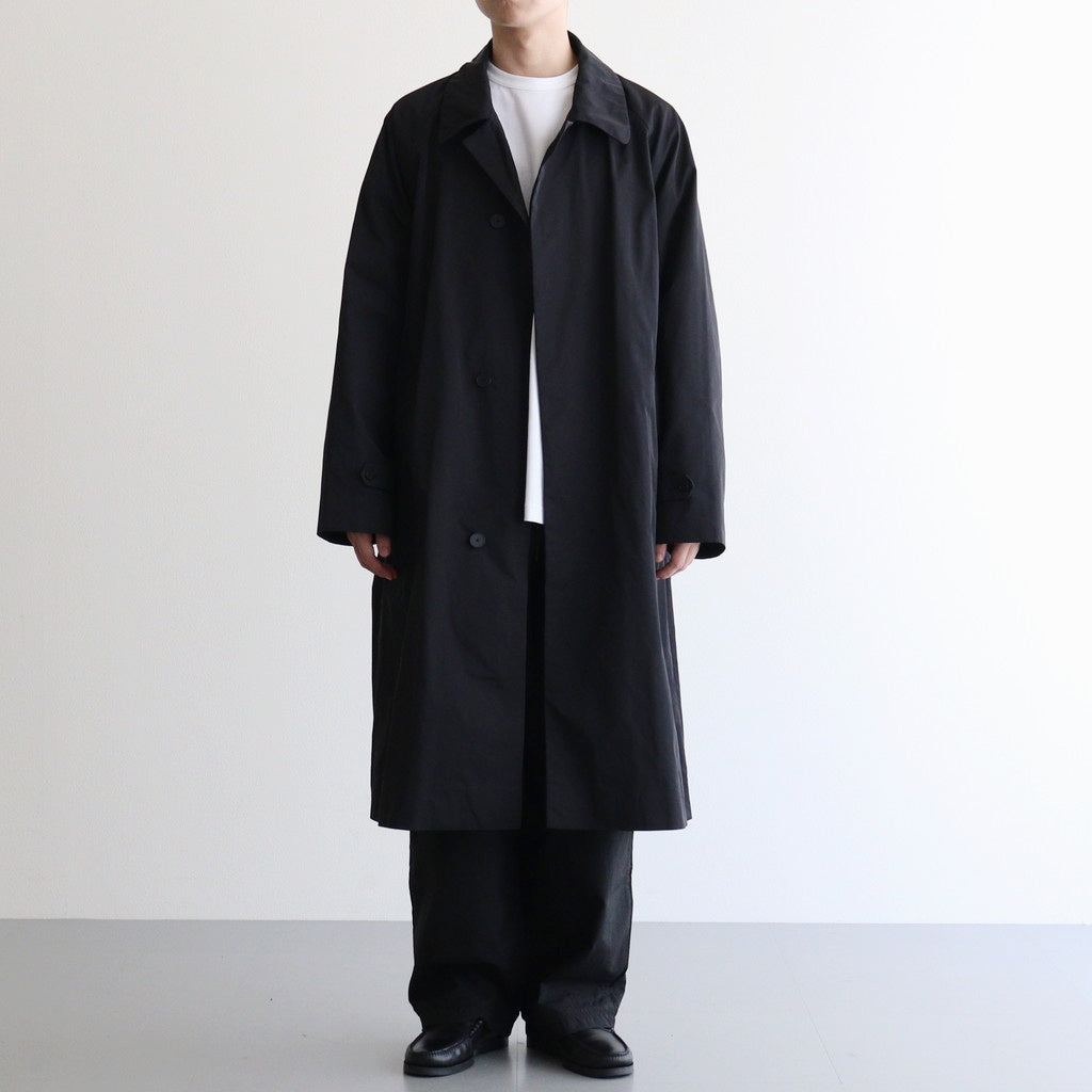 NKBSCT - 強撚ポリエステル・メモリーギャバジン ステンカラーコート