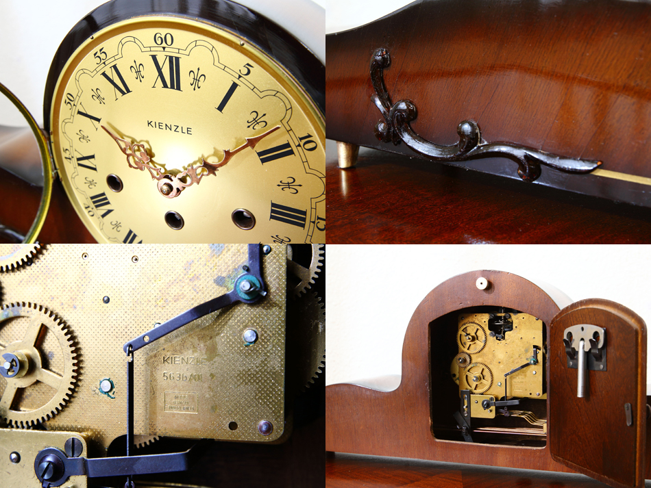 キンツレーKIENZLE ウェストミンスターマントルクロック｜アンティーク