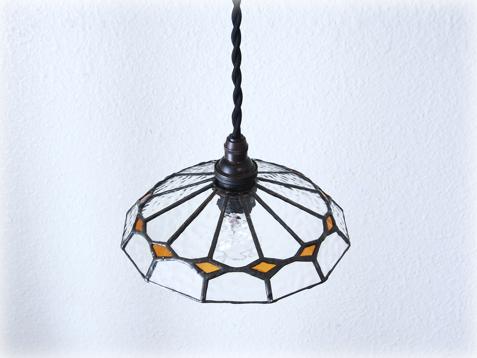 Denim original ステンドグラス スモールダイヤ ランプシェード