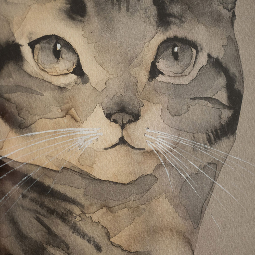 瞳」/水彩画: インテリア・ライフスタイル | スイーツ・グルメ・ギフト