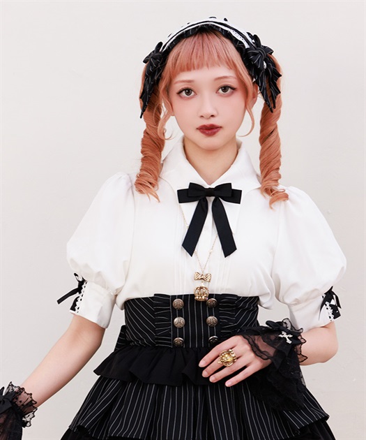 コウモリ衿半袖ブラウス | Chalmiere | axes femme onlineshop