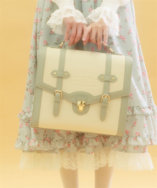 ベルトデザイン配色サッチェル | axes femme | axes femme online shop