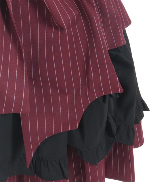 ストライプフリルスカート | Chalmiere | axes femme onlineshop