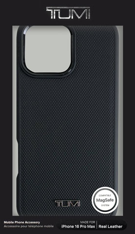 TUMI iPhone16 Pro Max用 本革 背面ケース | 株式会社エアージェイ