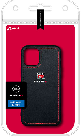 GT-R nismo iPhone12 mini用 レザー調 耐衝撃 背面ケース | 株式会社