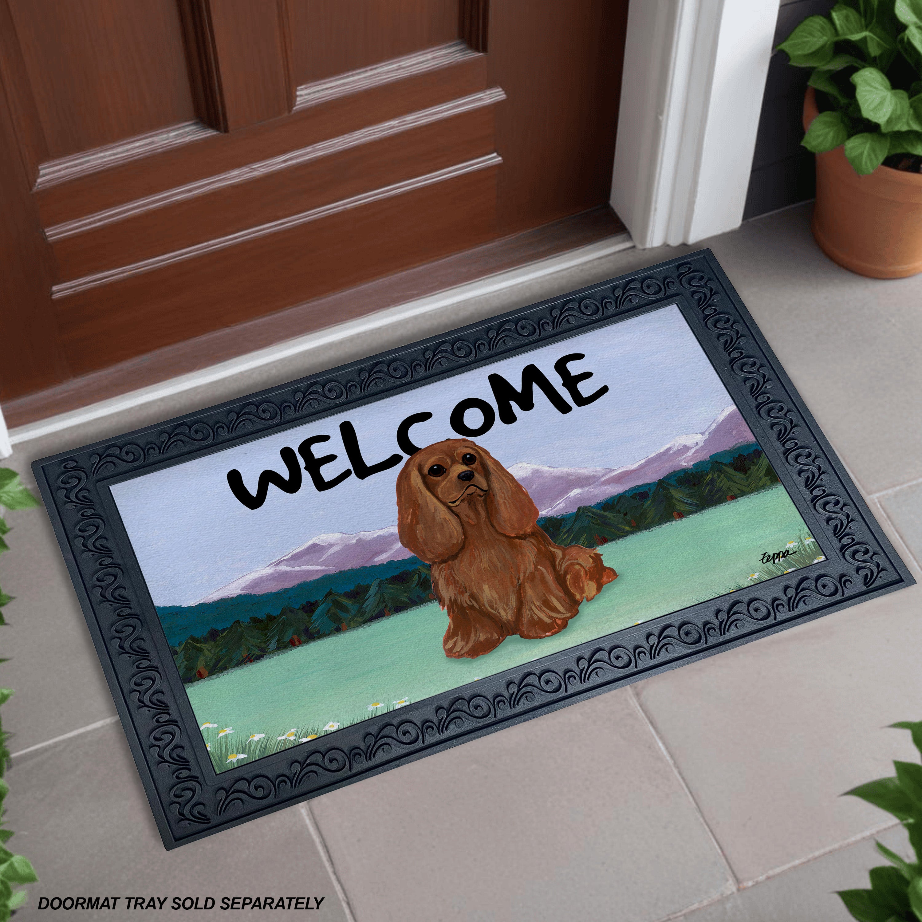 Cavalier King Charles Spaniel Welcome Mat | AKC Shop