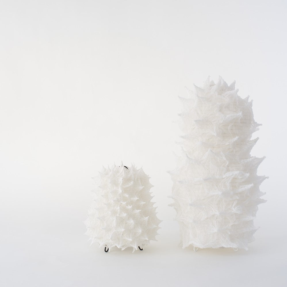 Bai Shibori Lamp - Snow Man - BUNZABURO