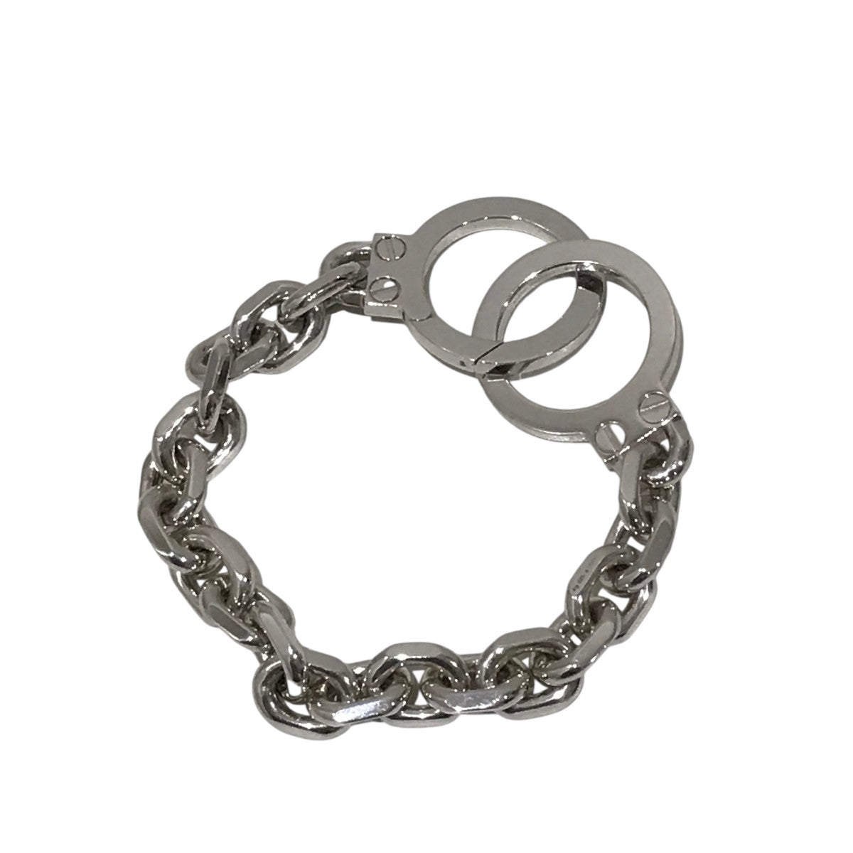 CELINE(セリーヌ) ハンドカフチェーンブレスレット シルバー｜【公式