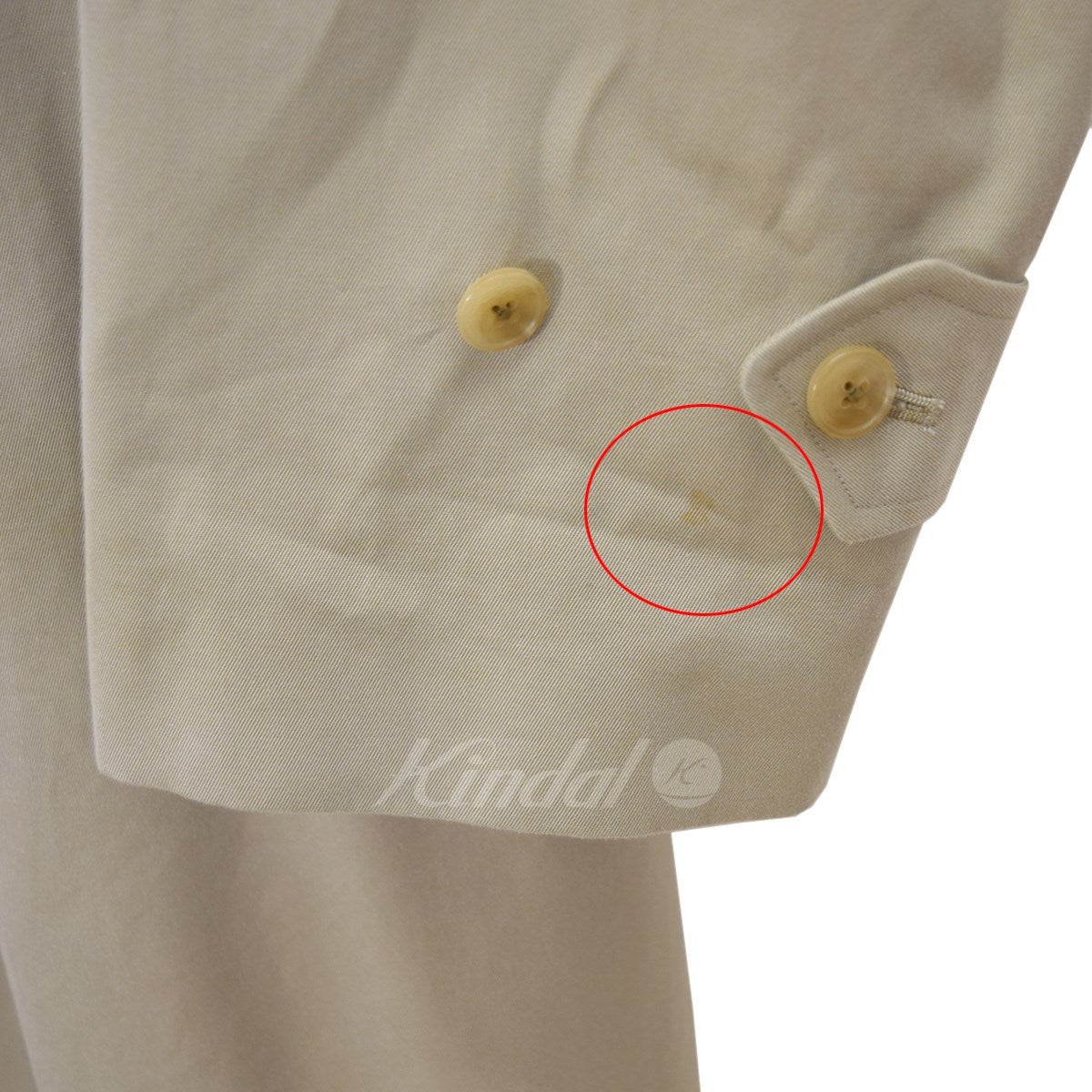 COMOLI(コモリ) コットンギャバ タイロッケンコート ウールカシミヤ