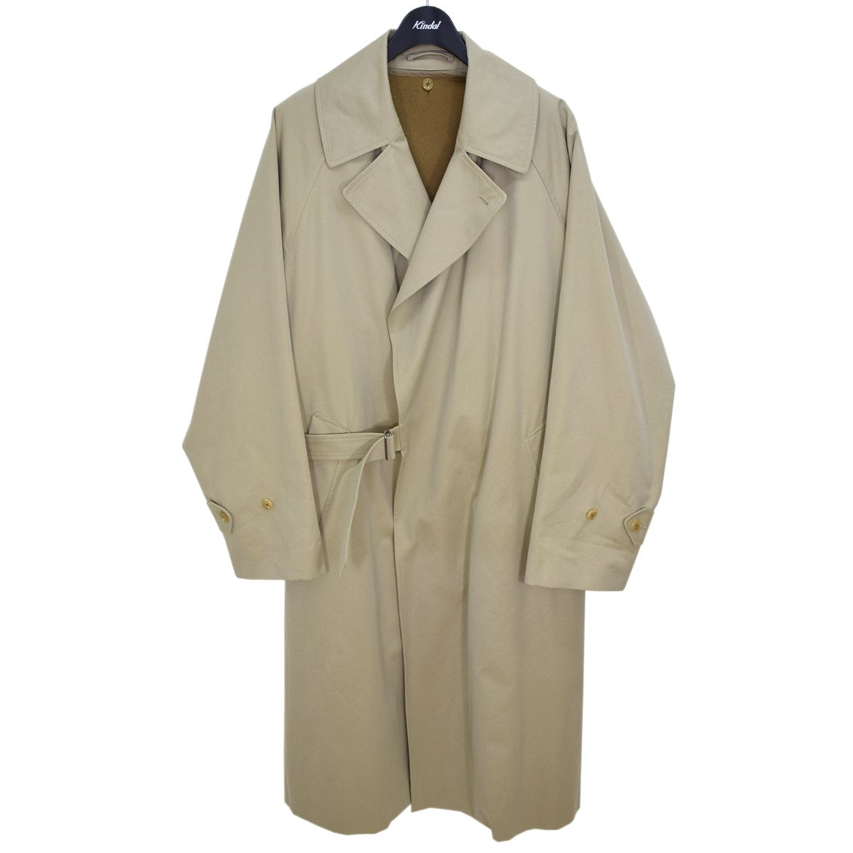 COMOLI(コモリ) コットンギャバ タイロッケンコート ウールカシミヤ