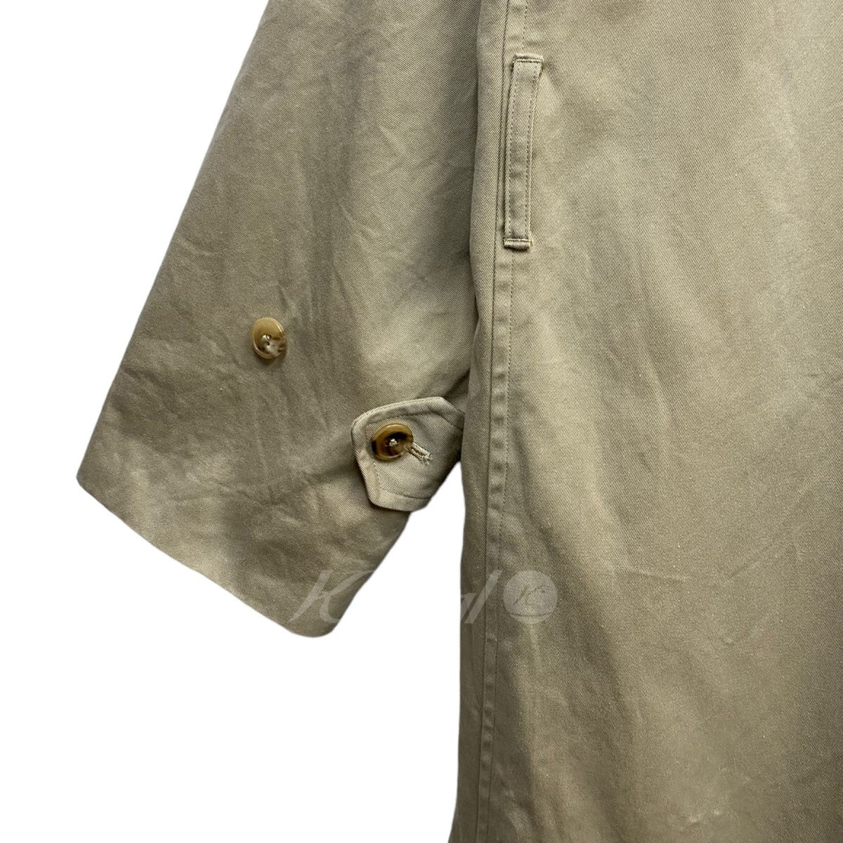 COMOLI(コモリ) 20SS コットンギャバタイロッケンコート ベージュ