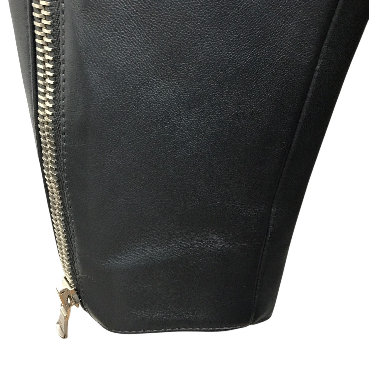 DENIM×TOMORROWLAND ラムレザー シングルライダースジャケット63-08-04