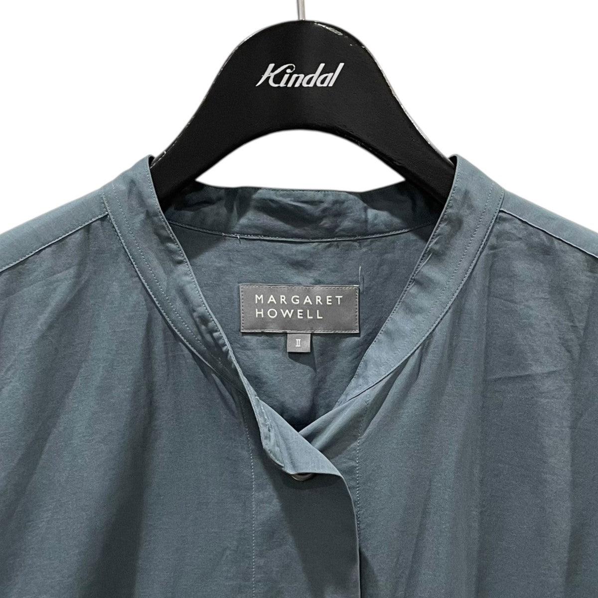 MARGARET HOWELL(マーガレットハウエル) 24SS バンドカラーシャツ