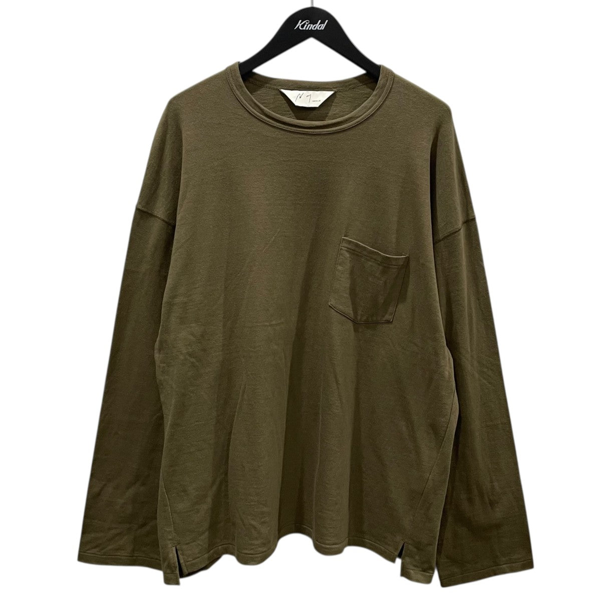 ANCELLM(アンセルム) 長袖カットソー C／R OVER CREWNECK LS T-SHIRT