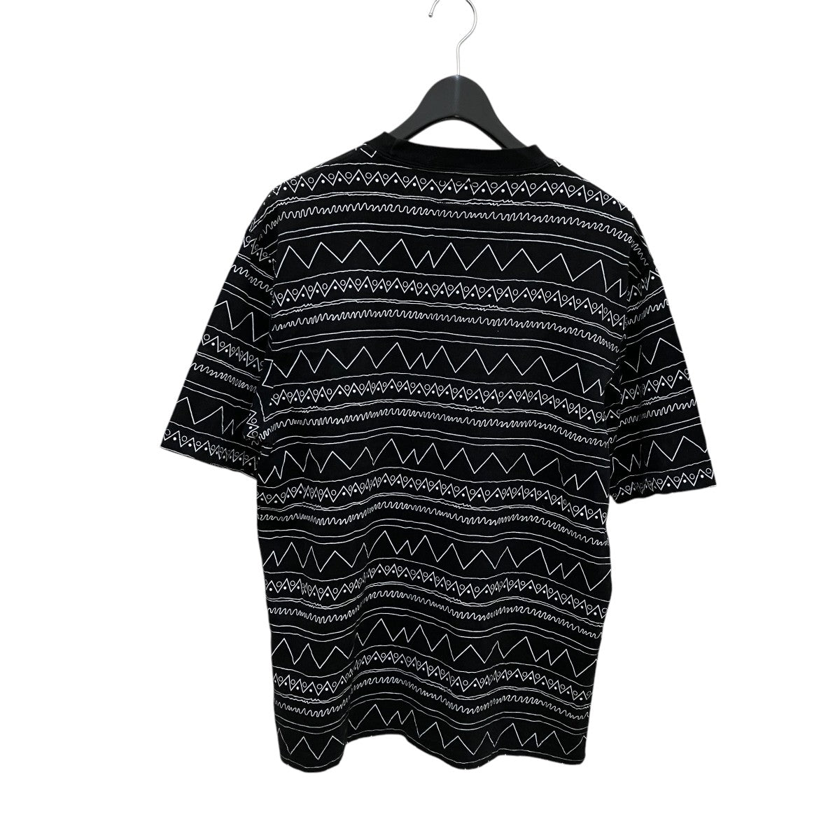 stussy(ステューシー) 00's OLD STUSSY総柄Tシャツ ブラック サイズ M