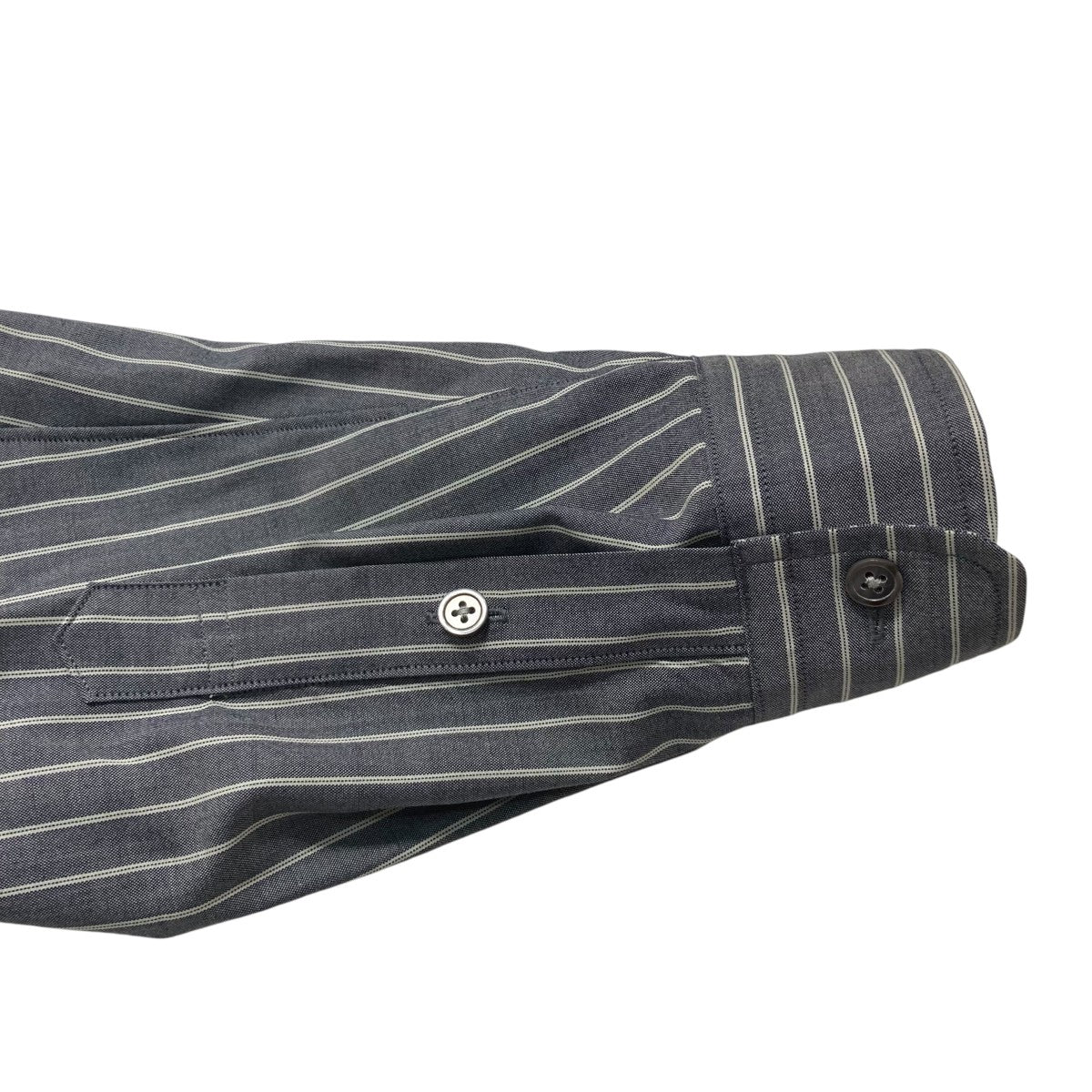 CORNIER(コルニエ) Super180's WOOL STRIPE SHIRTSストライプシャツ