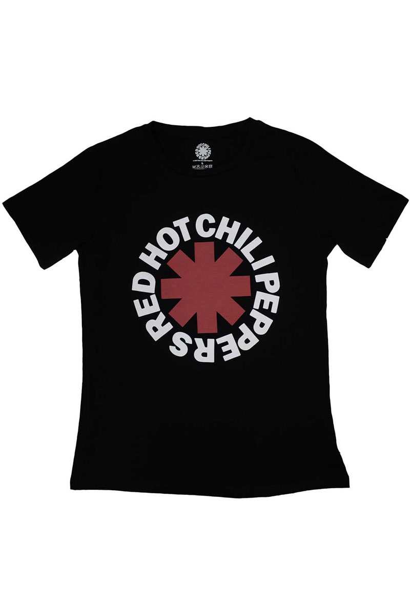 RED HOT CHILI PEPPERS バンドTシャツ レディース : CLASSIC ASTERISK
