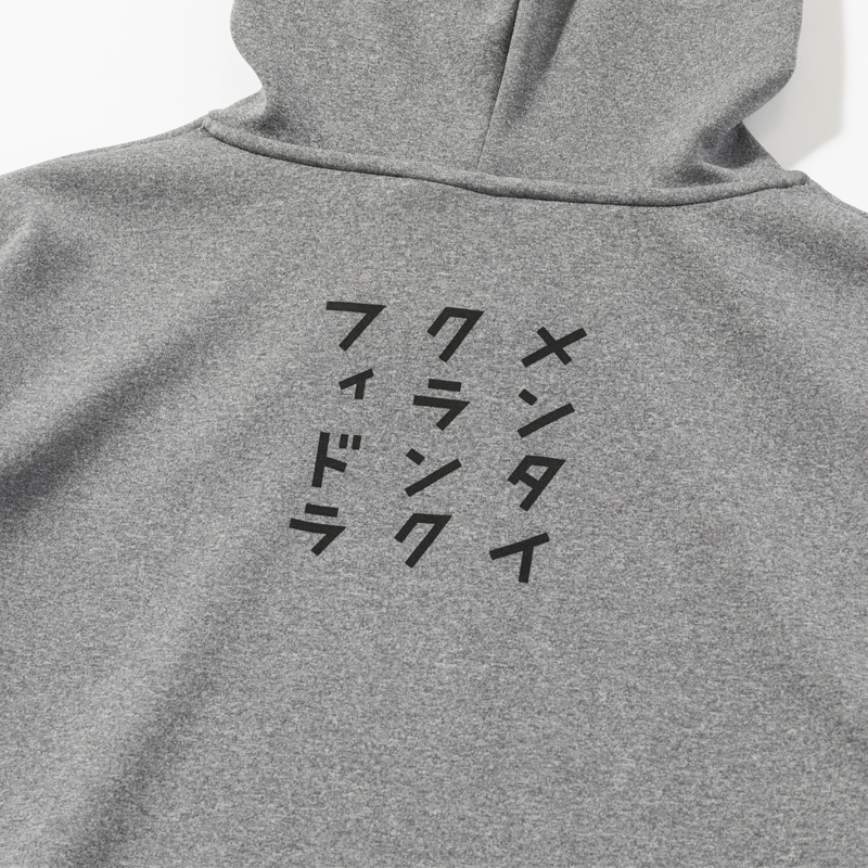 GO/LOOK!（ゴルック）｜MCF ロゴプリントパーカー グレー【GO/LOOK