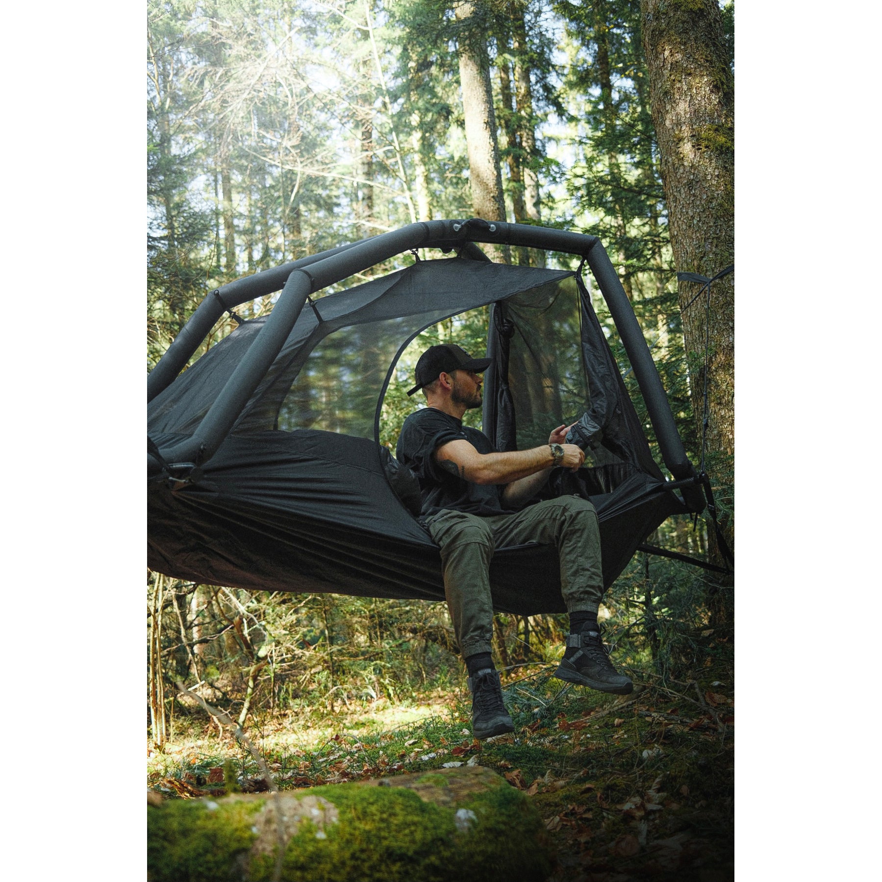 エグゾッド】モノリス ソロ・シェルター BLACK – GQ SHOP