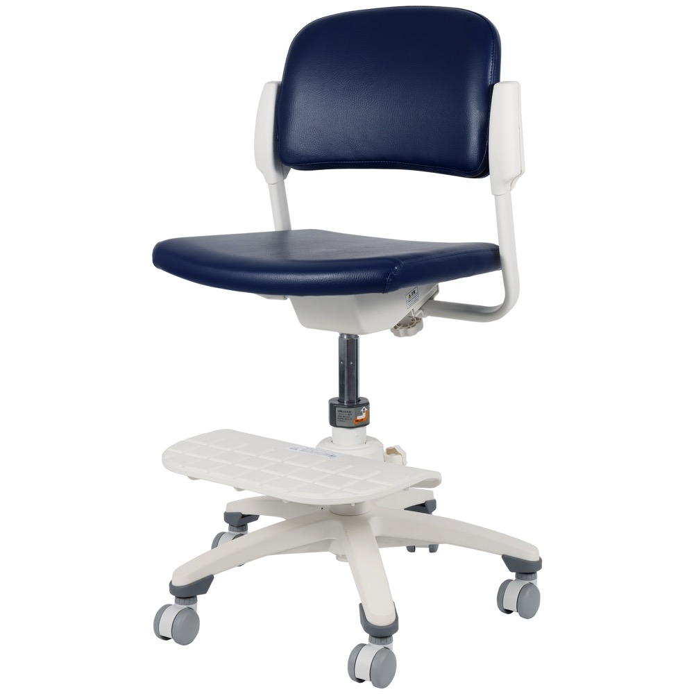 回転チェア KS32-L（PVCレザータイプ） KS32-L-7NY [ネイビー