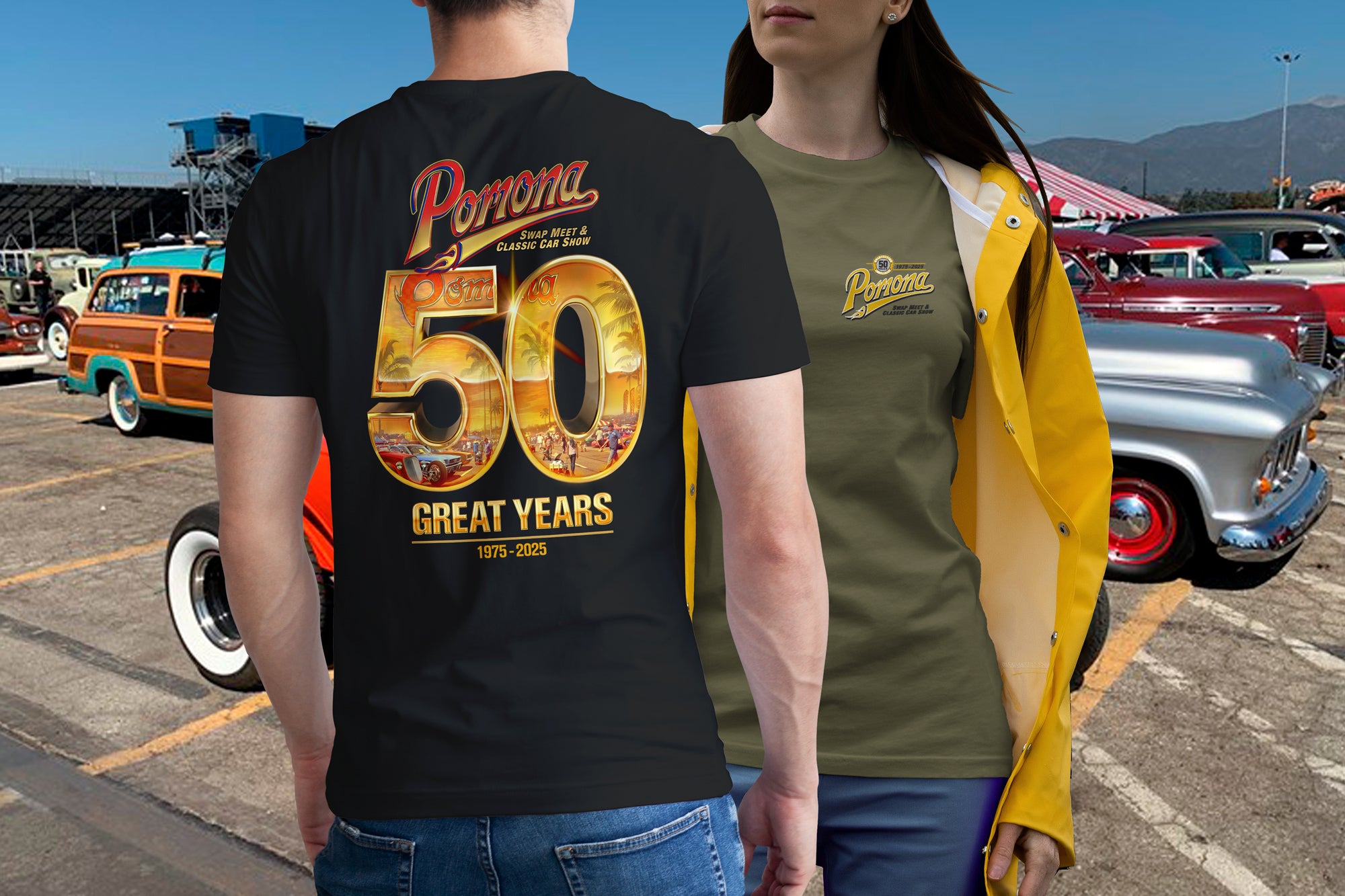 50th Anniversary Tee ~ 2025 – Shop.PomonaSwapMeet.com
