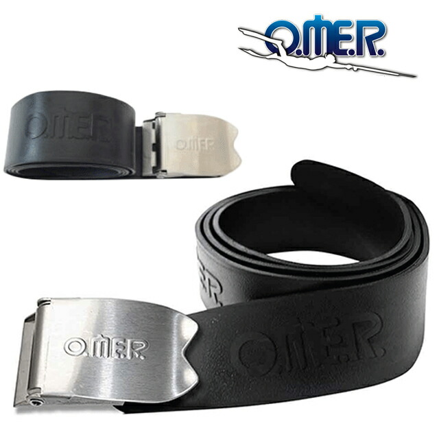 楽天市場】アクアラング O.ME.R ステンレスバックル付ラバーベルト