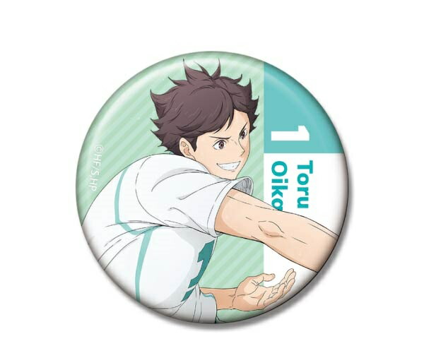 楽天市場】『ハイキュー!!』第6弾 星型缶バッジ PD(及川徹) 公認グッズ
