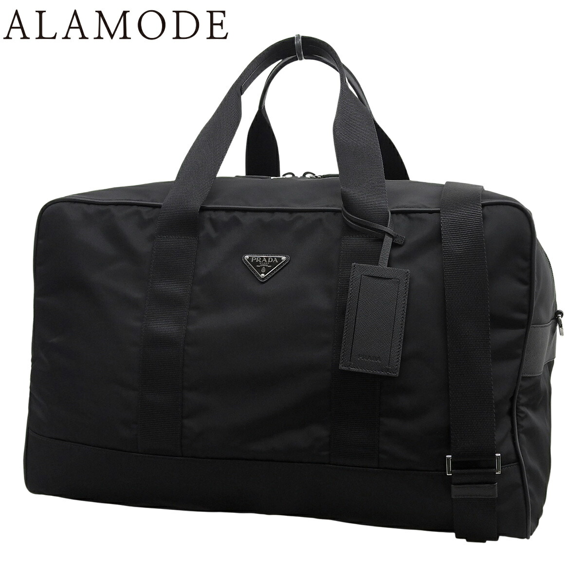 楽天市場】【バッグ】PRADA プラダ ナイロン ボストンバッグ トラベル