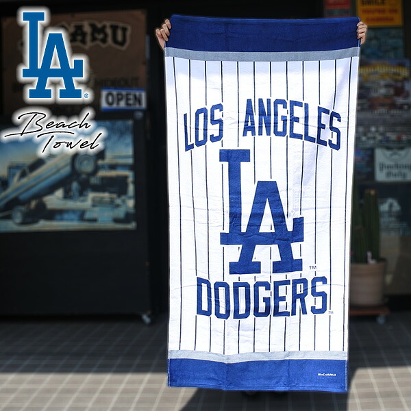 楽天市場】ドジャース ラリータオル ロゴ MLB dodgers LA LOS ANGELES