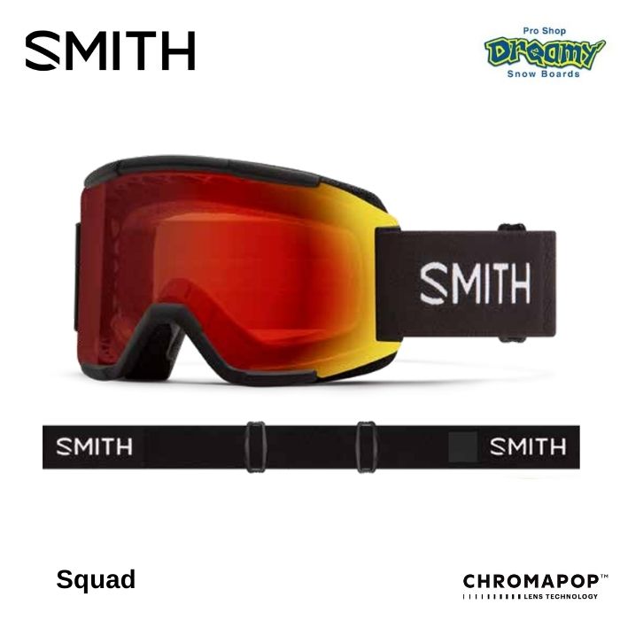 楽天市場】25-26 SMITH スミス SQUAD XL スカッド エックスエル BLACK