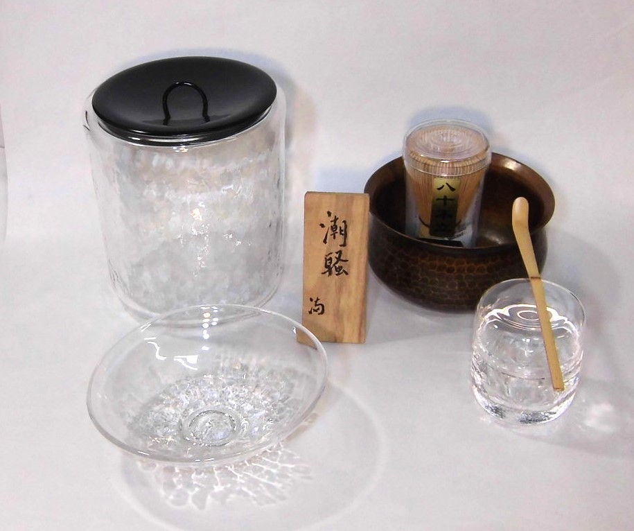 宮田高志作 宙吹 硝子 茶碗 共箱 略歴付 茶道具 【公式通販】