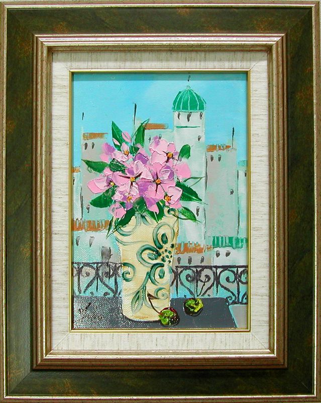 楽天市場】絵画 油絵 花とバイオリン (池田秀郎) 送料無料 【肉筆