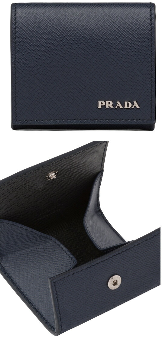 楽天市場】PRADA プラダ 小銭入れファスナーコインケース付き名刺入れ