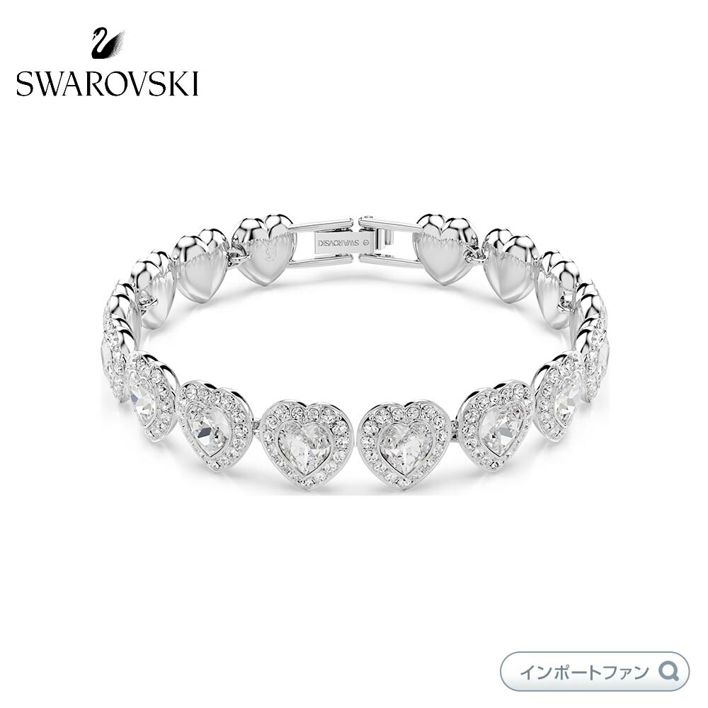 楽天市場】スワロフスキー テニス デラックス ブレスレット グレー