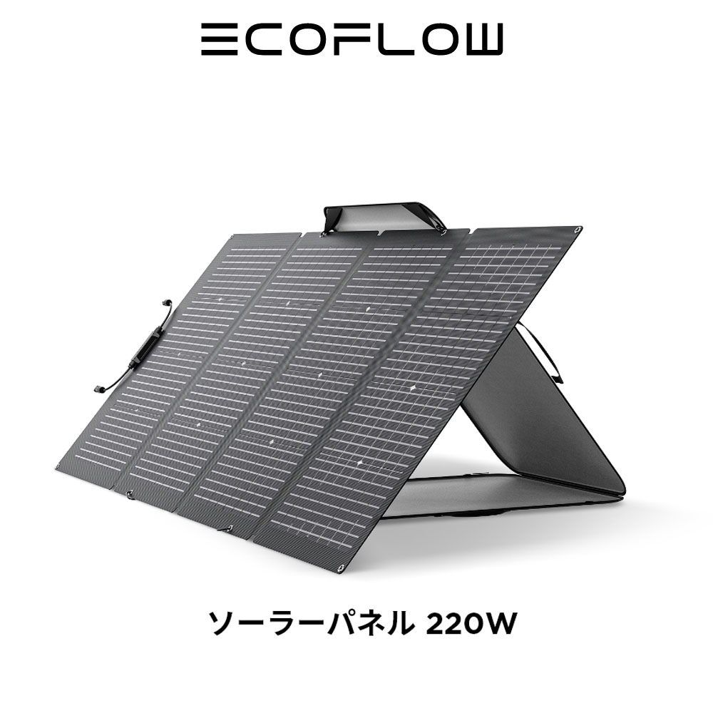 楽天市場】両面受光型 ソーラーパネル 220W EcoFlow ソーラー充電器