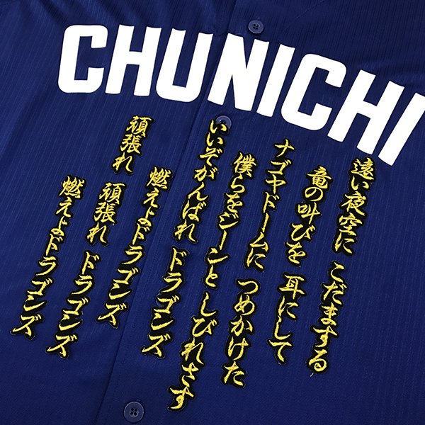 楽天市場】納期注意【中日ドラゴンズ 刺繍ワッペン いざゆけドラゴンズ