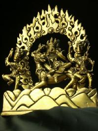 楽天市場】金翅鳥(ガルーダ) 銅造彫金仕上げ 一点もの : 仏像仏画