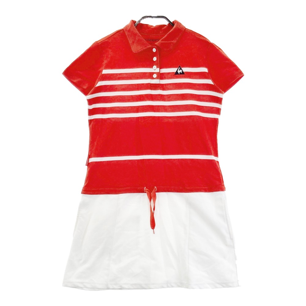 楽天市場】LE COQ GOLF ルコックゴルフ 半袖ワンピース 星 総柄 レッド