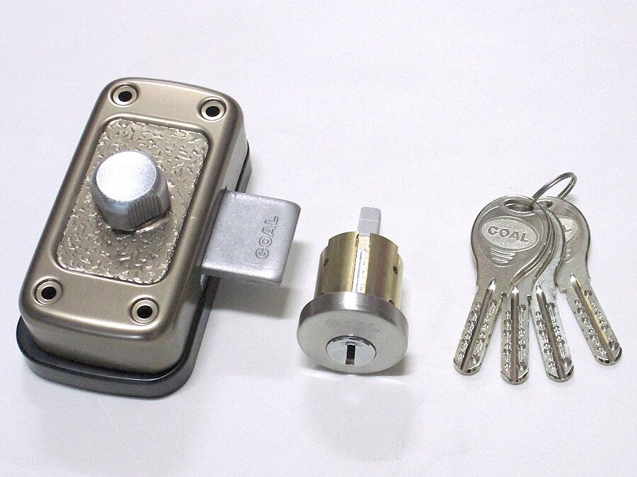 楽天市場】ウェスト 554-R0805-ST 面付補助錠シルバー色ウエスト WEST