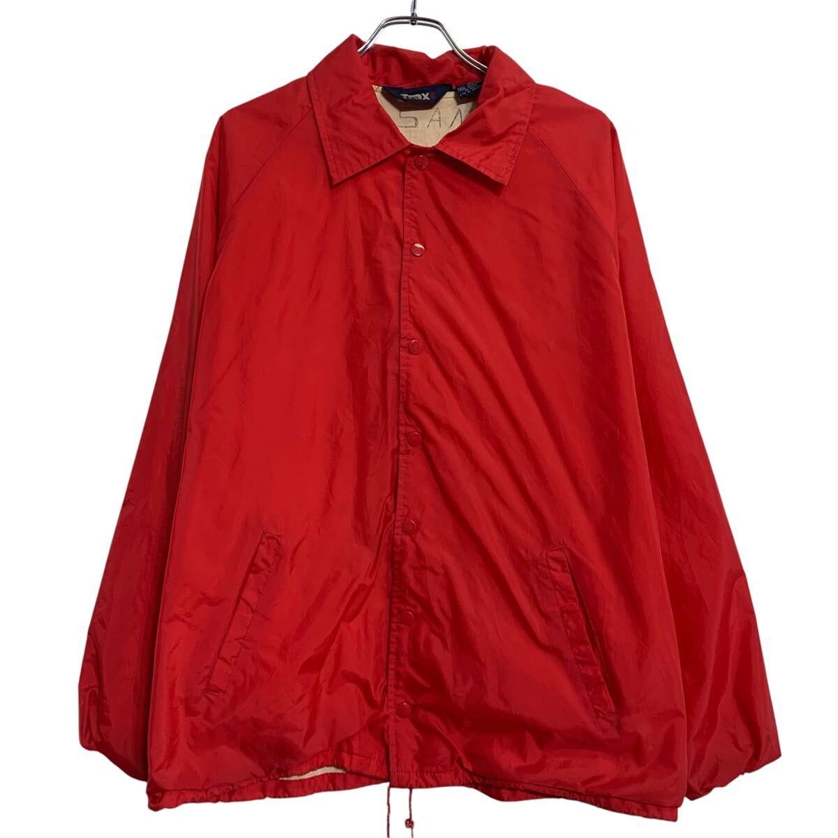 楽天市場】【中古】【古着】 ナイロン コーチ ジャケット L レッド