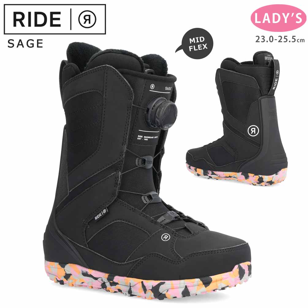 楽天市場】スノーボード ブーツ BOA レディース RIDE ライド HARPER