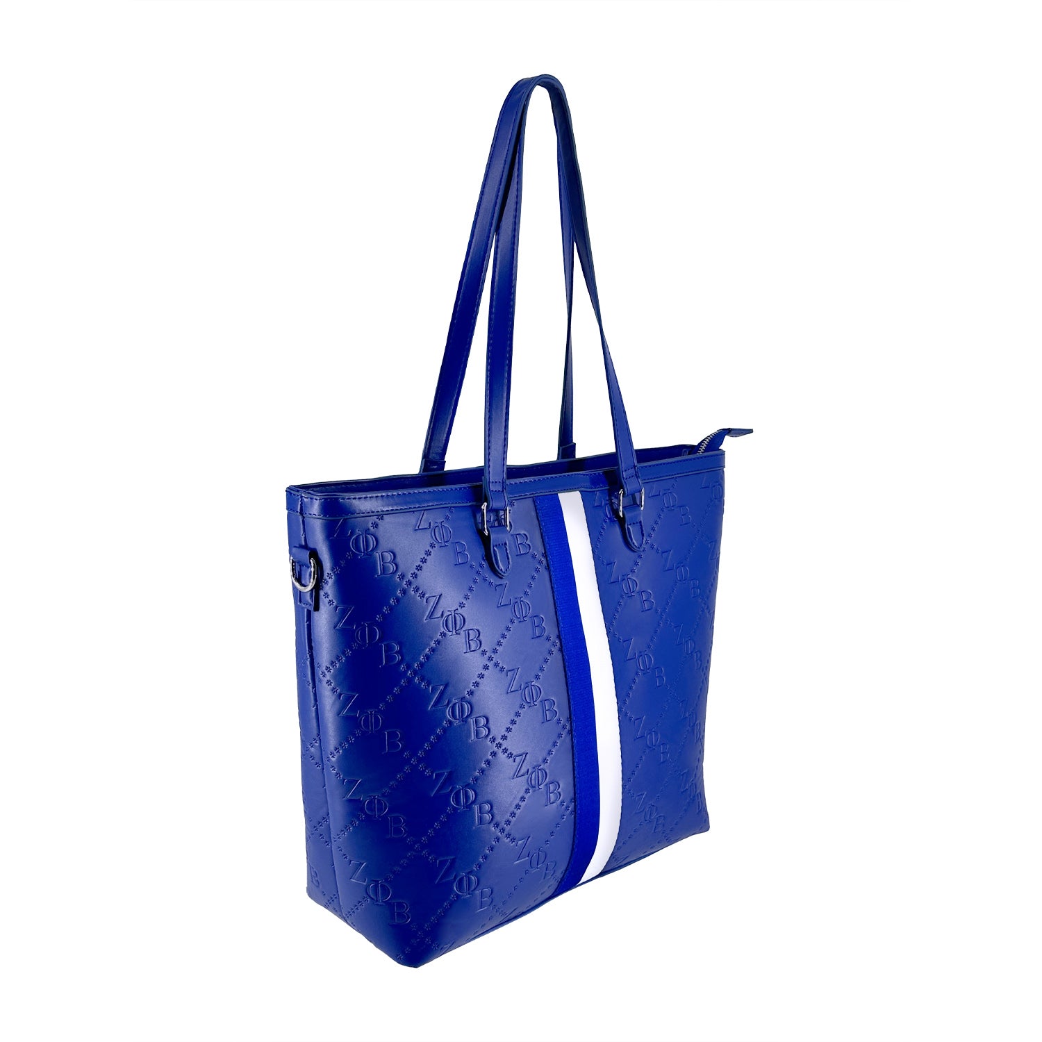 Zeta Embossed Grosgrain Tote - Shop1920.com