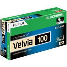 フジフイルム フジクローム ベルビア 100 120サイズ 12枚撮り 5本
