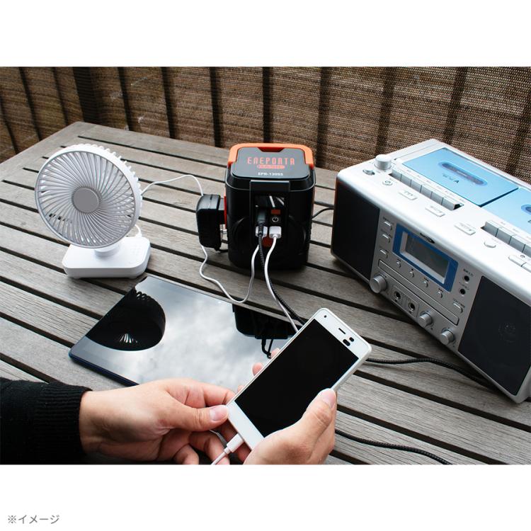 これだけで安心！簡単ポータブル電源・ソーラーパネルセット／30,000