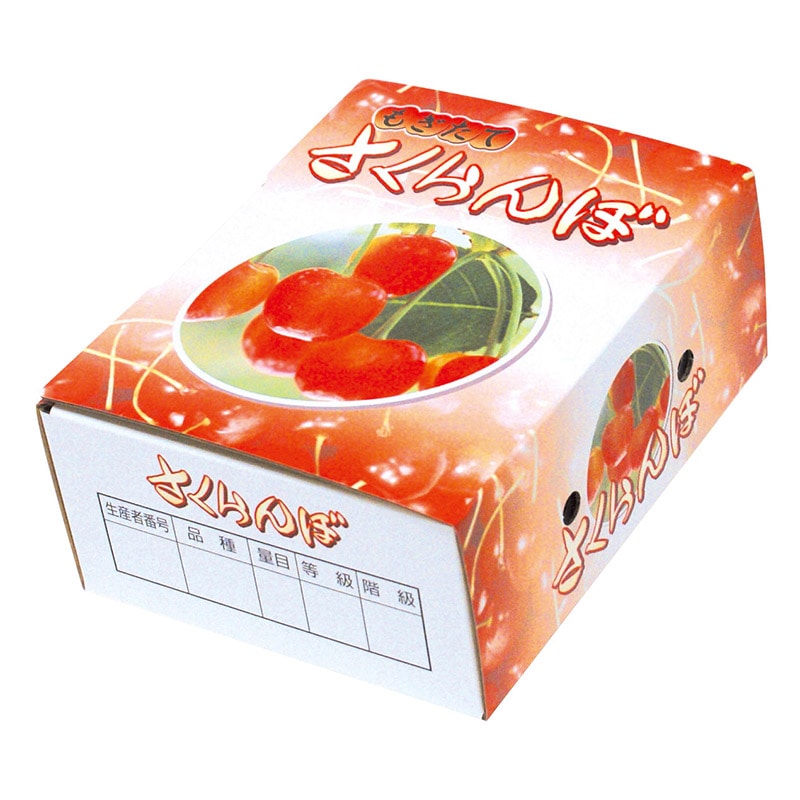 ヤマニパッケージ さくらんぼ箱 500gパック×1P もぎたて ARL-11 50枚