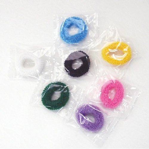 ㈱三和 アメニティ ヘアゴム OP袋入 7色アソート SB-2 1000個/袋（ご